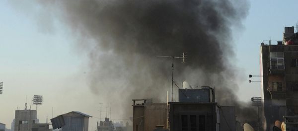 Airstrike in Damascus - Sputnik International
