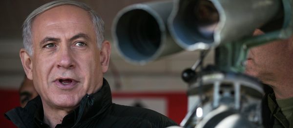 Israel's Prime Minister Benjamin Netanyahu visits at a military outpost during a visit at Mount Hermon in the Israeli-controlled Golan Heights overlooking the Israel-Syria border. Israel's Prime Minister Benjamin Netanyahu visits at a military outpost during a visit at Mount Hermon in the Israeli-controlled Golan Heights overlooking the Israel-Syria border. - Sputnik International