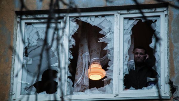 Consequences of shelling in Donetsk - Sputnik International