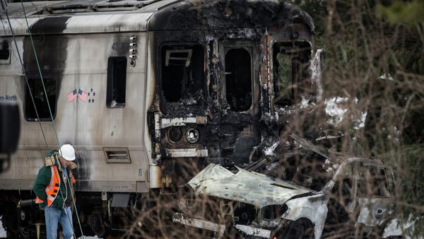 Freign train accident - Sputnik International