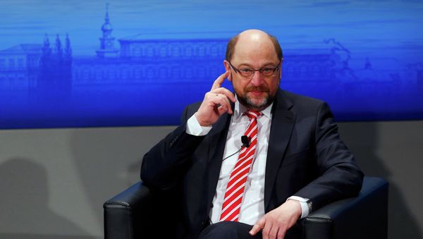 European Parliament President Martin Schulz attends the opening session of the 51st Munich Security Conference at the 'Bayerischer Hof' hotel in Munich February 7, 2015 European Parliament President Martin Schulz attends the opening session of the 51st Munich Security Conference at the 'Bayerischer Hof' hotel in Munich February 7, 2015 - Sputnik International