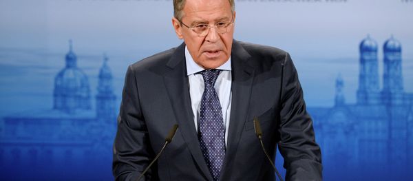 Russian Foreign Minister Sergei Lavrov delivers his speech at the 51st Munich Security Conference (MSC) in Munich, southern Germany, on February 7, 2015 Russian Foreign Minister Sergei Lavrov delivers his speech at the 51st Munich Security Conference (MSC) in Munich, southern Germany, on February 7, 2015 - Sputnik International