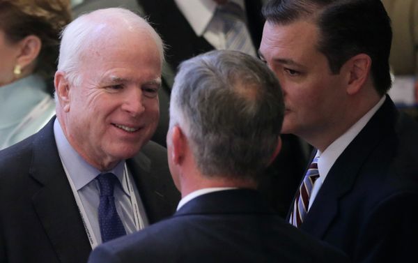 U.S. Sen. John McCain arrives at the 51. Munich Security Conference in Munich, Germany, Saturday, Feb. 7, 2015 U.S. Sen. John McCain arrives at the 51. Munich Security Conference in Munich, Germany, Saturday, Feb. 7, 2015 - Sputnik International