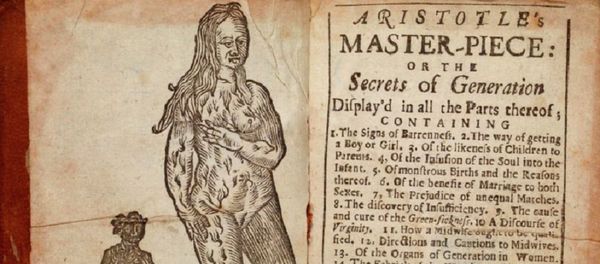 Frontispiece and contents page from 1704 edition of Aristotle's Masterpiece Frontispiece and contents page from 1704 edition of Aristotle's Masterpiece - Sputnik International