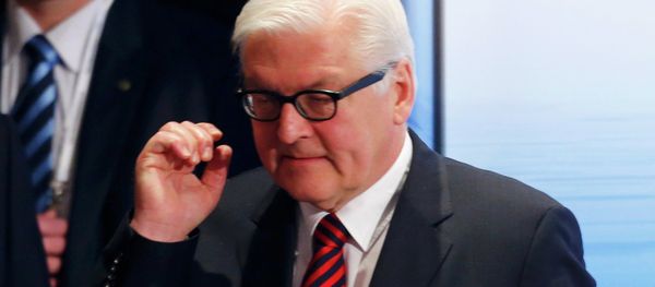 German Foreign Minister Frank-Walter Steinmeier arrives for the chairman's debate during the 51st Munich Security Conference at the 'Bayerischer Hof' hotel in Munich February 8, 2015 German Foreign Minister Frank-Walter Steinmeier arrives for the chairman's debate during the 51st Munich Security Conference at the 'Bayerischer Hof' hotel in Munich February 8, 2015 - Sputnik International
