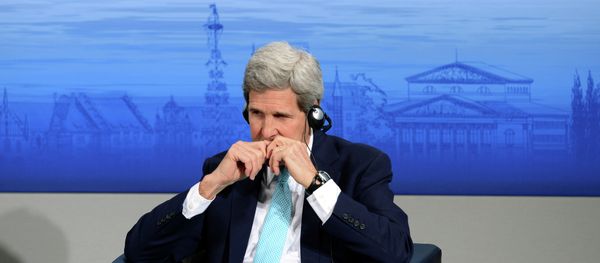 US Secretary of State John Kerry attends a panel discussion on stage during the third day of the 51st Munich Security Conference (MSC) in Munich, southern Germany, on February 8, 2015 US Secretary of State John Kerry attends a panel discussion on stage during the third day of the 51st Munich Security Conference (MSC) in Munich, southern Germany, on February 8, 2015 - Sputnik International