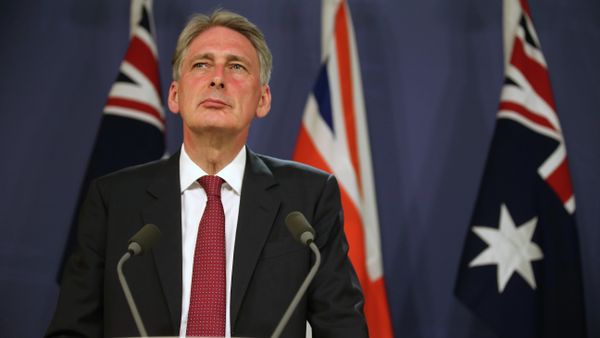 British Foreign Secretary Philip Hammond speaks at a press conference ahead of the Australia-UK Ministerial Meeting (AUKMIN) in Sydney, Sunday, Feb. 1, 2015 British Foreign Secretary Philip Hammond speaks at a press conference ahead of the Australia-UK Ministerial Meeting (AUKMIN) in Sydney, Sunday, Feb. 1, 2015 - Sputnik International