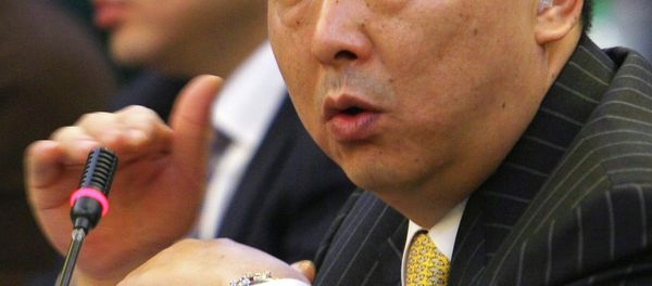 Liu Han, former chairman of Hanlong Mining, speaks during a conference in Mianyang, Sichuan province, in this March 21, 2008. File Photo Liu Han, former chairman of Hanlong Mining, speaks during a conference in Mianyang, Sichuan province, in this March 21, 2008. File Photo - Sputnik International