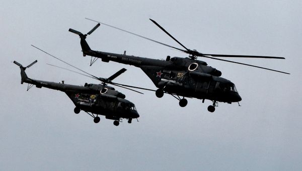 Mi-8 AMTSh helicopters Mi-8 AMTSh helicopters - Sputnik International