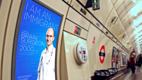 'I am an Immigrant' Poster Campaign 'I am an Immigrant' Poster Campaign - Sputnik International