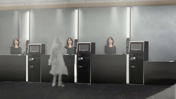 The high-tech luxury resort in the Huis Ten Bosch amusement park in Nagasaki prefecture will have ten “actroids” supplementing the human staff. The high-tech luxury resort in the Huis Ten Bosch amusement park in Nagasaki prefecture will have ten “actroids” supplementing the human staff. - Sputnik International