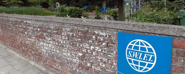 Illustration picture shows the SWIFT logo at their headquarters in Brussels, 26 June 2006 Illustration picture shows the SWIFT logo at their headquarters in Brussels, 26 June 2006 - Sputnik International