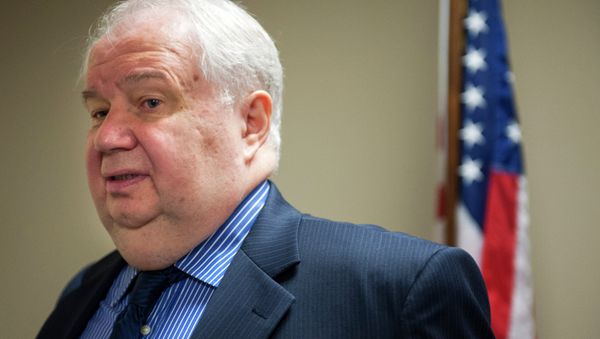 Sergey Kislyak, Russia's ambassador to the US speaks with reporters following his address on the Syrian situation, Friday, Sept. 6, 2013 Sergey Kislyak, Russia's ambassador to the US speaks with reporters following his address on the Syrian situation, Friday, Sept. 6, 2013 - Sputnik International