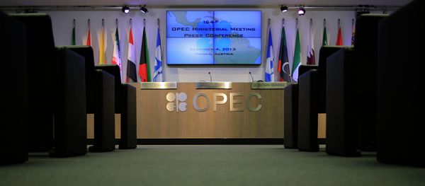 The press conference room of the OPEC (Organization of the Petroleum Exporting Countries) is seen at the organization's headquarter on the eve of the 164th OPEC meeting in Vienna, Austria on December 3, 2013 The press conference room of the OPEC (Organization of the Petroleum Exporting Countries) is seen at the organization's headquarter on the eve of the 164th OPEC meeting in Vienna, Austria on December 3, 2013 - Sputnik International