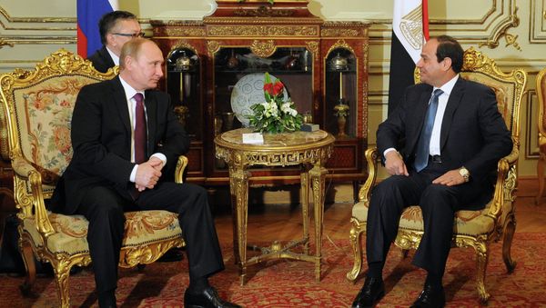 Russian President Vladimir Putin visits Egypt. Day Two Russian President Vladimir Putin visits Egypt. Day Two - Sputnik International