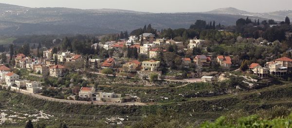A picture shows a partial view of the Israeli settlement of Qadumim (Kedumim), near the Palestinian town of Nablus, in the Israeli-occupied West Bank, on February 9, 2015 A picture shows a partial view of the Israeli settlement of Qadumim (Kedumim), near the Palestinian town of Nablus, in the Israeli-occupied West Bank, on February 9, 2015 - Sputnik International