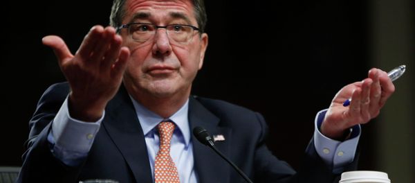 Ashton Carter, U.S. President Barack Obama's nominee to be secretary of defense, testifies before a Senate Armed Services Committee confirmation hearing on Capitol Hill in Washington, in this February 4, 2015 file photo Ashton Carter, U.S. President Barack Obama's nominee to be secretary of defense, testifies before a Senate Armed Services Committee confirmation hearing on Capitol Hill in Washington, in this February 4, 2015 file photo - Sputnik International