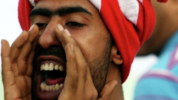 Bahraini anti-government protester Bahraini anti-government protester - Sputnik International