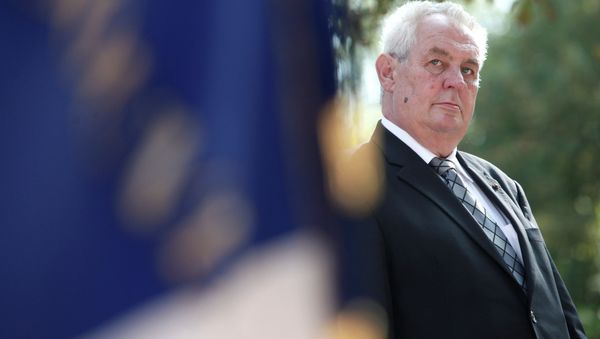 Czech Republic President Milos Zeman Czech Republic President Milos Zeman - Sputnik International