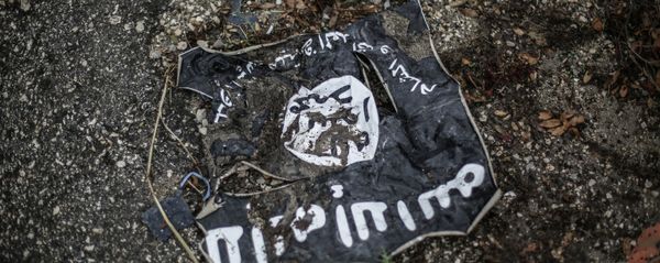Flag of the Islamic State in the conflict zone - Sputnik International