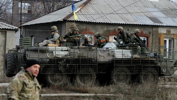 Ukrainian government army soldiers Ukrainian government army soldiers - Sputnik International
