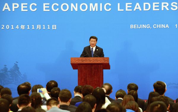 Chinese President Xi Jinping speaks during a press conference to close the Asia-Pacific Economic Cooperation Summit in November. - Sputnik International