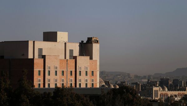 The U.S. embassy is seen in this general view taken in Sanaa The U.S. embassy is seen in this general view taken in Sanaa - Sputnik International