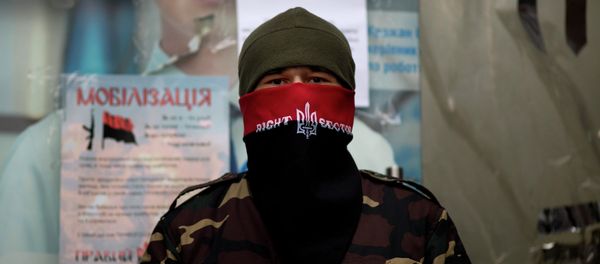 Right Sector fighter Right Sector fighter - Sputnik International