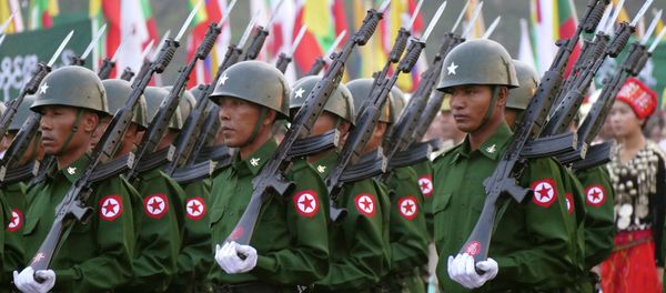 Myanmar soldiers - Sputnik International