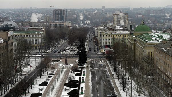 View of the center of Donetsk. (File) View of the center of Donetsk. (File) - Sputnik International