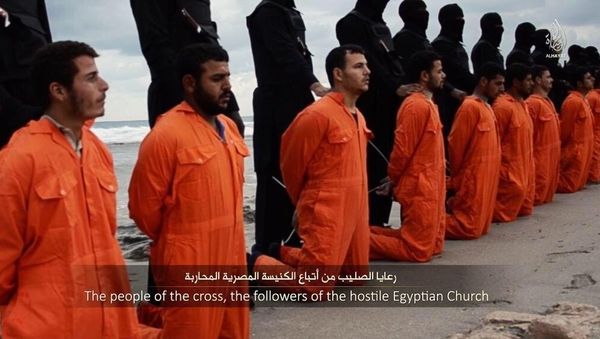ISIS releases video claiming execution of 21 Egyptian Copts ISIS releases video claiming execution of 21 Egyptian Copts - Sputnik International