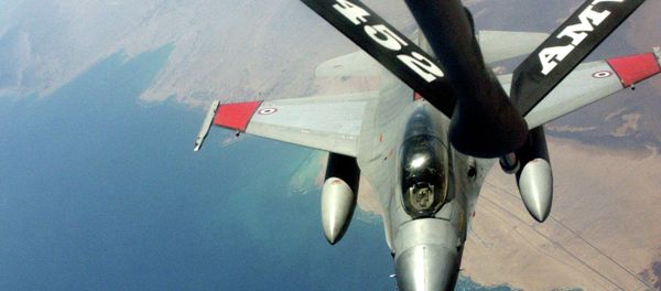 Egyptian F-16 Air Refueling Egyptian F-16 Air Refueling - Sputnik International