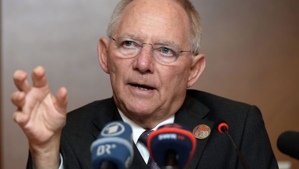 Germany's Federal Minister of Finance Wolfgang Schaeuble - Sputnik International