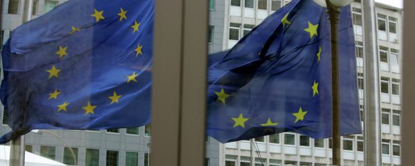 The EU nations flags are mirrored in the windows of the EU Council headquarters ahead of a two-day EU summit in Brussels, Wednesday March 12, 2008 The EU nations flags are mirrored in the windows of the EU Council headquarters ahead of a two-day EU summit in Brussels, Wednesday March 12, 2008 - Sputnik International
