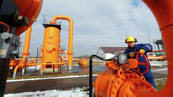 An engineer checks the gas distribution system in Beregdaroc, one of several points where Russian gas crosses into the European Union February 10, 2015 An engineer checks the gas distribution system in Beregdaroc, one of several points where Russian gas crosses into the European Union February 10, 2015 - Sputnik International