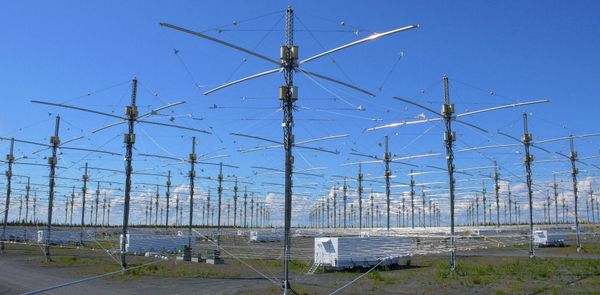 Antennas for the newly completed High Frequency Active Auroral Research Program (HAARP) is seen near Gakona, Alaska  - Sputnik International