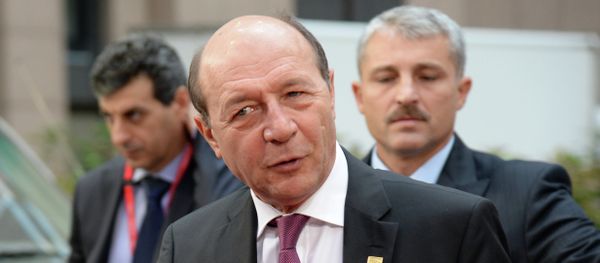 Romanian President Traian Basescu Romanian President Traian Basescu - Sputnik International