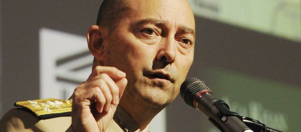 US Admiral James Stavridis, NATO Supreme Allied Commander Europe, speaks at the Global Forum conference in Wroclaw, Poland US Admiral James Stavridis, NATO Supreme Allied Commander Europe, speaks at the Global Forum conference in Wroclaw, Poland - Sputnik International