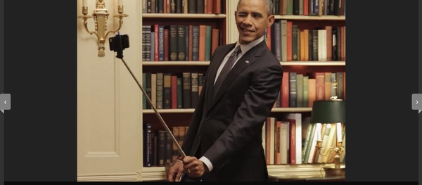 President Barack Obama used a selfie stick in a video promoting health insurance. President Barack Obama used a selfie stick in a video promoting health insurance. - Sputnik International