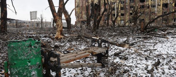 Destroyed airport in Donetsk - Sputnik International