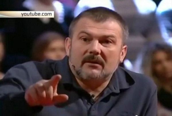 Yury Bereza in a live broadcast on the Ukrainian national TV channel 1+1. Yury Bereza in a live broadcast on the Ukrainian national TV channel 1+1. - Sputnik International