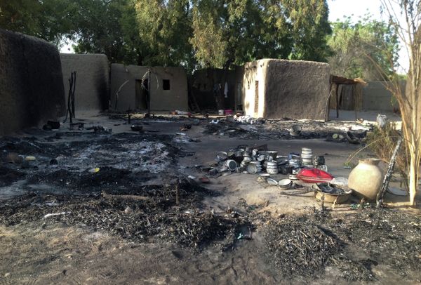 A picture taken on February 13, 2015 shows the village Nougboua after it was attacked by Nigeria's Boko Haram rebels A picture taken on February 13, 2015 shows the village Nougboua after it was attacked by Nigeria's Boko Haram rebels - Sputnik International