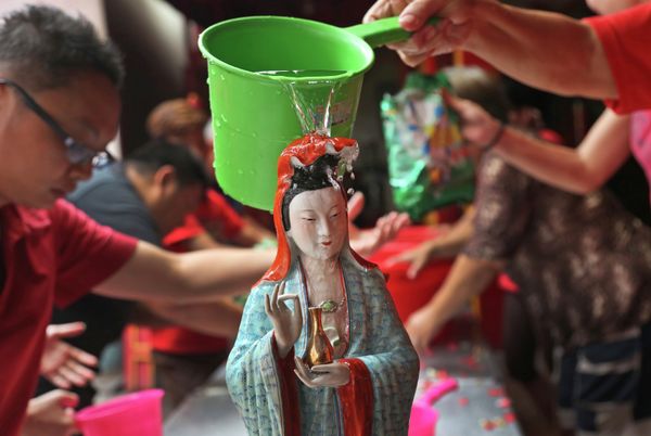 A Warm Welcome to the Blue Sheep: World Celebrates Chinese New Year 2015 - Sputnik International
