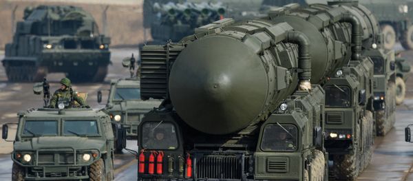 Joint rehearsal of marching and mechanized columns for the Victory Day parade - Sputnik International