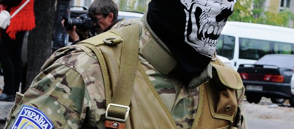 Volunteers from the Sich battalion are ready for dispatch to the area of hostilities in southeastern Ukraine Volunteers from the Sich battalion are ready for dispatch to the area of hostilities in southeastern Ukraine - Sputnik International