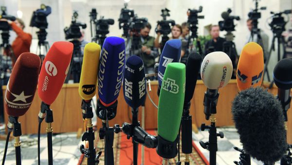 Organization for Security and Co-operation in Europe (OSCE) Representative on Freedom of the Media Dunja Mijatovic said Saturday that she was following information on Russian media losing accreditation in state power bodies in Ukraine and is concerned over Russians being deprived of trustworthy information from Kiev government offices. - Sputnik International
