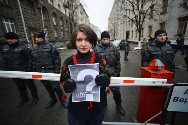 Bonfire of Illusions: Rally in Kiev on Maidan Anniversary - Sputnik International