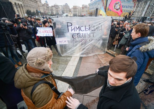 Bonfire of Illusions: Rally in Kiev on Maidan Anniversary - Sputnik International