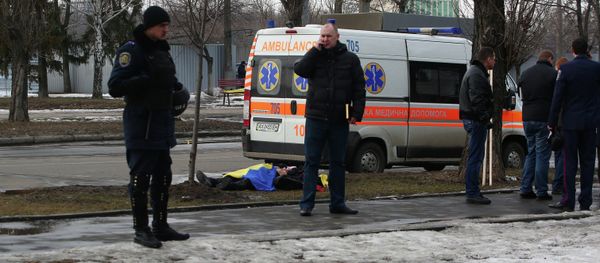 At least two have reportedly been killed and 11 injured in an explosion in Ukraine's second-largest city of Kharkiv during a march on the one-year anniversary of Maidan protests Sunday At least two have reportedly been killed and 11 injured in an explosion in Ukraine's second-largest city of Kharkiv during a march on the one-year anniversary of Maidan protests Sunday - Sputnik International