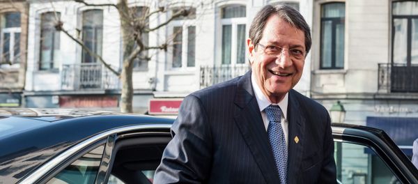 Cypriot President Nicos Anastasiades arrives for a meeting ahead of an EU summit in Brussels on Thursday, Feb. 12, 2015 Cypriot President Nicos Anastasiades arrives for a meeting ahead of an EU summit in Brussels on Thursday, Feb. 12, 2015 - Sputnik International
